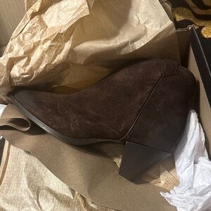 Frye Brown Ankle Boots